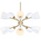 Designers Fountain Lighting Designers Fountain Biba Brushed Gold Chandelier D300M-10CH-BG