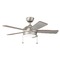 Kichler Lighting Starkk 42-Inch LED Fan in Brushed Nickel by Kichler Lighting 330171NI