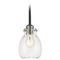 Z-Lite Kraken Matte Black & Brushed Nickel Mini Pendant by Z-Lite 466MP-MB-BN