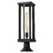 Z-Lite Glenwood Black Post Light by Z-Lite 586PHBR-553PM-BK