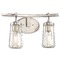 Minka Lavery Poleis Brushed Nickel Bathroom Light by Minka Lavery 2302-84
