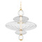 Hudson Valley Lighting Hudson Valley Lighting Williams Aged Brass LED Pendant Light with Oblong Shade 2625-AGB