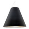 Besa Lighting Besa Lighting Dylan White LED Pendant Light with Conical Shade 1KX-DYLANBK-LED-WH