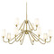 Z-Lite Z-Lite Gianna Modern Gold Chandelier 7509-12-60MGLD
