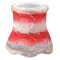 Crystorama Lighting Red Scalloped Lamp Shade 26SH-RED