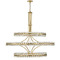 Crystorama Lighting Clover 3-Tier Chandelier in Aged Brass by Crystorama Lighting CLO-8000-AG