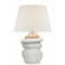 Visual Comfort Signature Collection Marie Flanigan Bingley Table Lamp in Sandy White by VC Signature MF3636SDWL