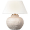 Visual Comfort Signature Collection Visual Comfort Signature Collection Marie Flanigan Avedon Plaster White Rattan LED Accent Lamp MF3004PWR-L