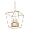 Quorum Lighting Gabriel Gold Leaf Pendant by Quorum Lighting 604-9-74