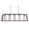 Capital Lighting Connor 50-Inch Linear Light in Black Wash & Nickel by Capital Lighting 840551HN-504