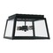 Capital Lighting Leighton 14.50-Inch Black Outdoor Flush Mount by HomePlace by Capital Lighting 943736BK