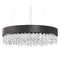 Schonbek Lighting Schonbek Worldwide Lighting Soleil Black LED Pendant Light with Drum Shade S3526-18O