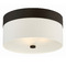Crystorama Lighting Crystorama Lighting Libby Langdon Grayson Dark Bronze Flushmount Light 293-DB