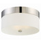 Crystorama Lighting Crystorama Lighting Libby Langdon Grayson Polished Nickel Flushmount Light 293-PN
