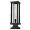 Z-Lite Glenwood Black Post Light by Z-Lite 586PHBS-SQPM-BK