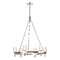 Alora Lighting Lucian 31.50-Inch Chandelier in Polished Nickel by Alora Lighting CH338632PNCC