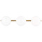 Visual Comfort Studio Collection Visual Comfort Studio Collection Ellen Degeneres Lune Burnished Brass LED Vertical Bathroom Light EV1013BBS