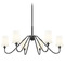Z-Lite Z-Lite Gianna Matte Black Chandelier 7509-6-46MB