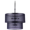 Craftmade Lighting Craftmade Lighting Mesh Flat Black Pendant Light with Drum Shade 58999-FB