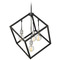 Z-Lite Vertical Matte Black & Brushed Nickel Pendant by Z-Lite 478P24-MB-BN