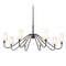 Z-Lite Z-Lite Gianna Matte Black Chandelier 7509-8-60MB