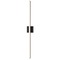 Sonneman Lighting Stix Satin Black LED Bathroom Light by Sonneman Lighting 2772.25