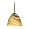 Besa Lighting Besa Lighting Sasha II Bronze LED Mini-Pendant Light 1BT-7572HN-LED-BR