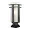 Z-Lite Abbey Black Post Light by Z-Lite 549PHB-SQPM-BK