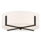 Kichler Lighting Malen Black Flush Mount Light by Kichler Lighting 52594BK