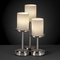 Justice Design Group Fusion Collection Table Lamp by Justice Design Group FSN-8797-10-OPAL-NCKL