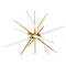 Modern Forms by WAC Lighting Stormy Aged Brass LED Pendant with Conical Shade by Modern Forms PD-92927-AB