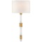 Visual Comfort Signature Collection Suzanne Kasler Adaline Medium Tail Sconce in Brass by Visual Comfort Signature SK2904ABQL