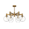 Alora Lighting Castilla 6-Light Chandelier in Aged Gold by Alora Lighting CH506230AGCL