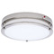 Nuvo Lighting Nuvo Lighting Glamour Brushed Nickel LED Flushmount Light 62-1890