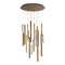 Eurofase Lighting Santana 24-Inch LED Chandelier in Antique Brass by Eurofase Lighting 31445-038
