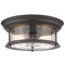Z-Lite Sonna Bronze Flush Mount by Z-Lite 727F13-BRZ