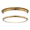 Hudson Valley Lighting Geneva Flush Mount in Aged Brass by Hudson Valley Lighting 715-AGB