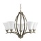 Progress Lighting Joy Antique Bronze Chandelier by Progress Lighting P4490-20W
