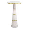 Currey and Company Lighting Currey and Company Eleanora Natural & Natural Brass Accent Table 3000-0320