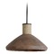 Capital Lighting Jacob Wooden Pendant in Grey Wash & Iron Silk by Capital Lighting 340313YG