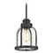 Z-Lite Burren Matte Black Mini Pendant by Z-Lite 337MP-MB
