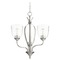 Quorum Lighting Jardin Satin Nickel Chandelier by Quorum Lighting 6127-3-265