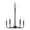 Quoizel Lighting Abner 18-Inch Chandelier in Matte Black by Quoizel Lighting ABR5018MBK