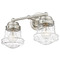 Z-Lite Vaughn Brushed Nickel Bathroom Light by Z-Lite 736-2V-BN