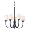 Maxim Lighting Maxim Lighting Shelter Black Chandelier 11825SWBK