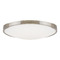 Visual Comfort Modern Collection Sean Lavin Lance 13-Inch 277V 2700K LED Flush Mount in Nickel by VC Modern 700FMLNC13S-LED927-277