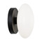 Matteo Lighting Pearlesque Matte Black LED Sconce by Matteo Lighting S05101MBOP