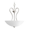 Progress Lighting Heart Pendant in Brushed Nickel by Progress Lighting P3955-09
