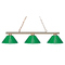 Z-Lite Sharp Shooter Polished Brass Billiard Light by Z-Lite 155-3PB-PGR