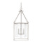Capital Lighting Cooper 4-Light Pendant in Brushed Nickel by Capital Lighting 532843BN